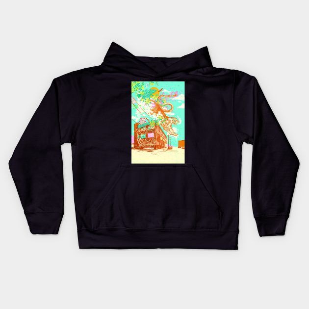 TIGER WAREHOUSE Kids Hoodie by Showdeer